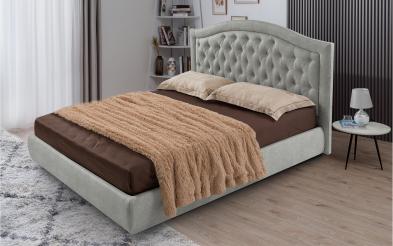Pat dublu tapitat Amilia pentru saltea 180/200 Pat dublu tapitat 180/200